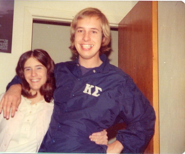 A couple, one in a Kappa Sigma jacket